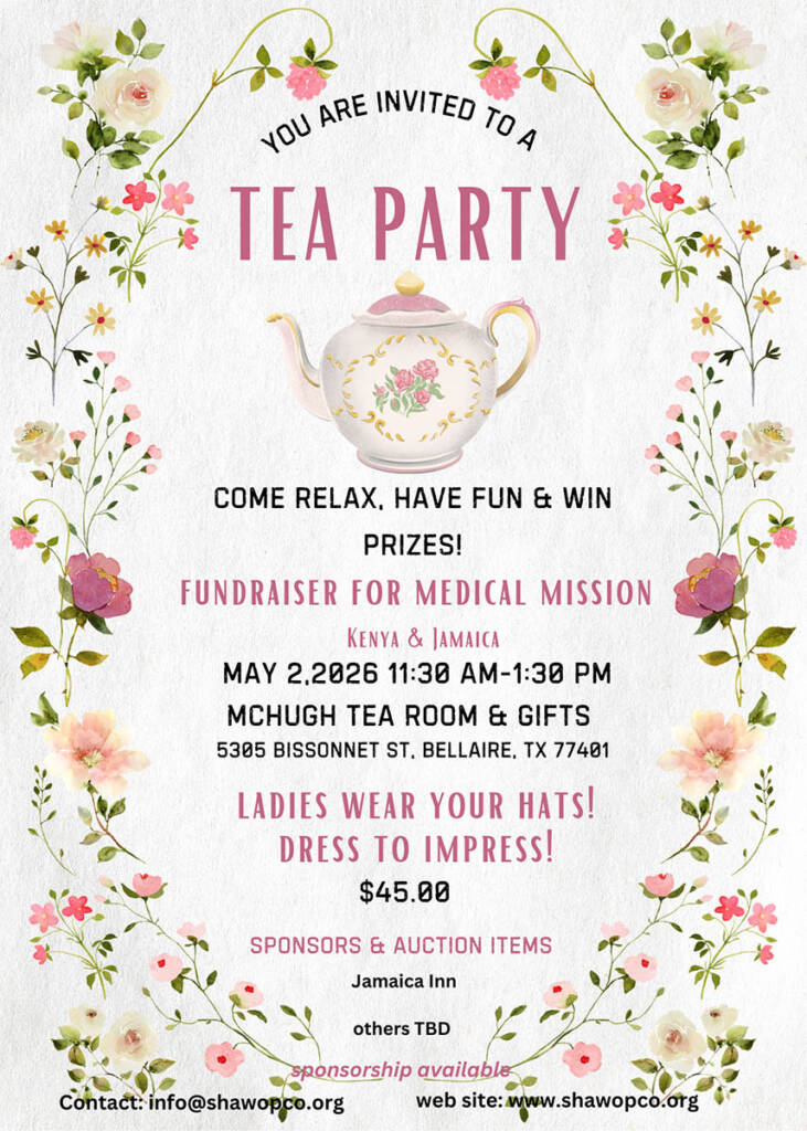 Tea Party Fundraiser 2026